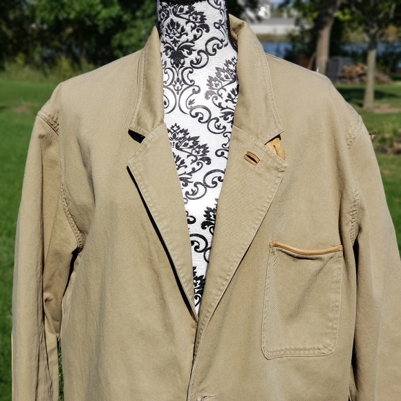 ORVIS Men's Canvas Cotton Hunting Blazer Jaket - Picture 5 of 8